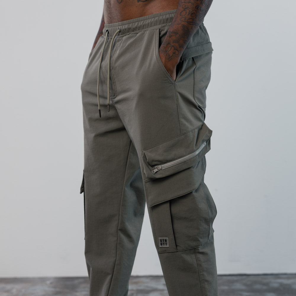 Mineral Tapered Cargo Pants - Dusty Olive