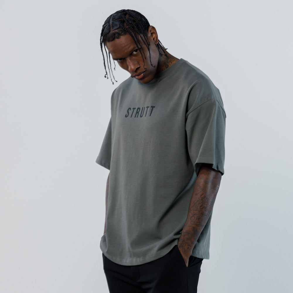 Mineral Oversized T-shirt - Dusty Olive