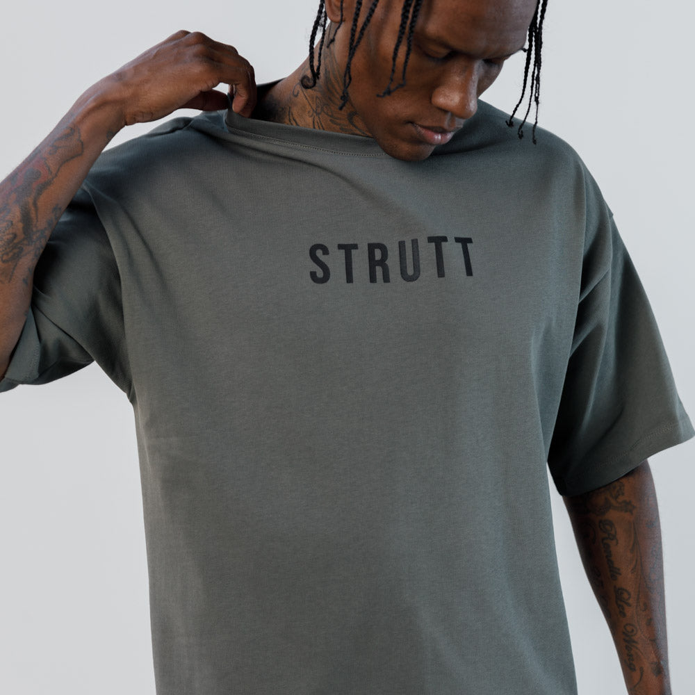 Mineral Oversized T-shirt - Dusty Olive