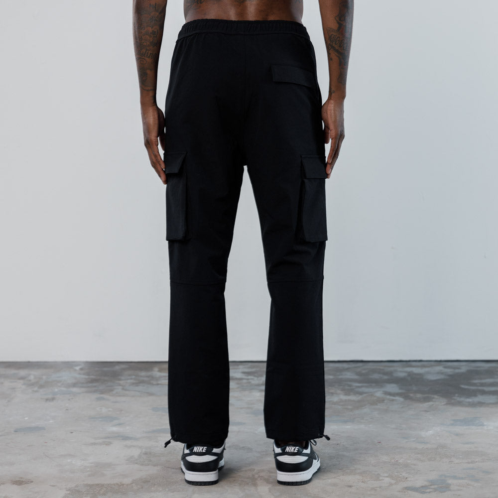Mineral Straight Cargo Pants - Black
