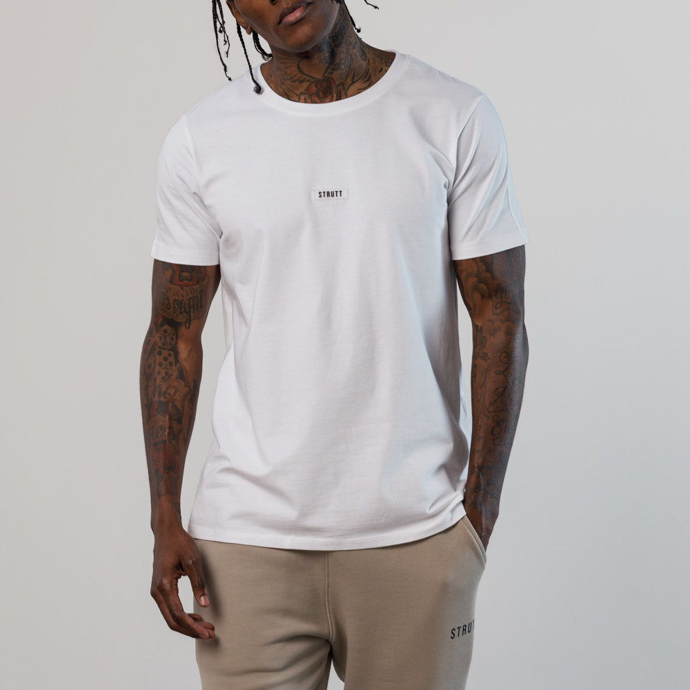 Mineral Fitted T-shirt - White